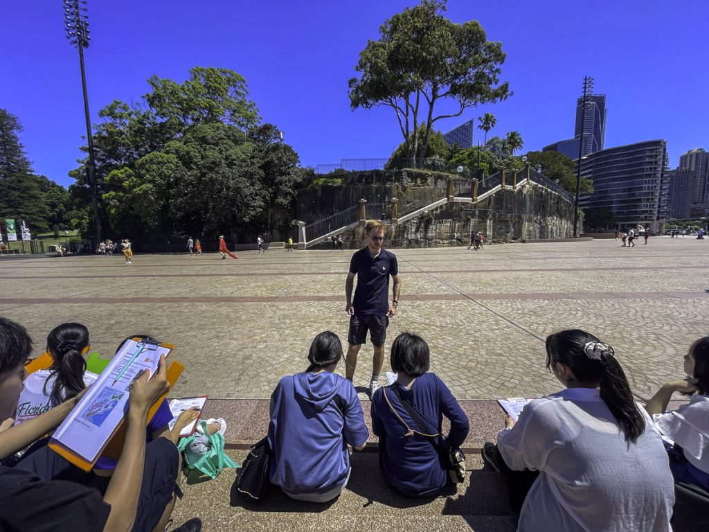 Barangaroo with Corey from Deep Dive Cultural Experiences, Study Tours to Sydney